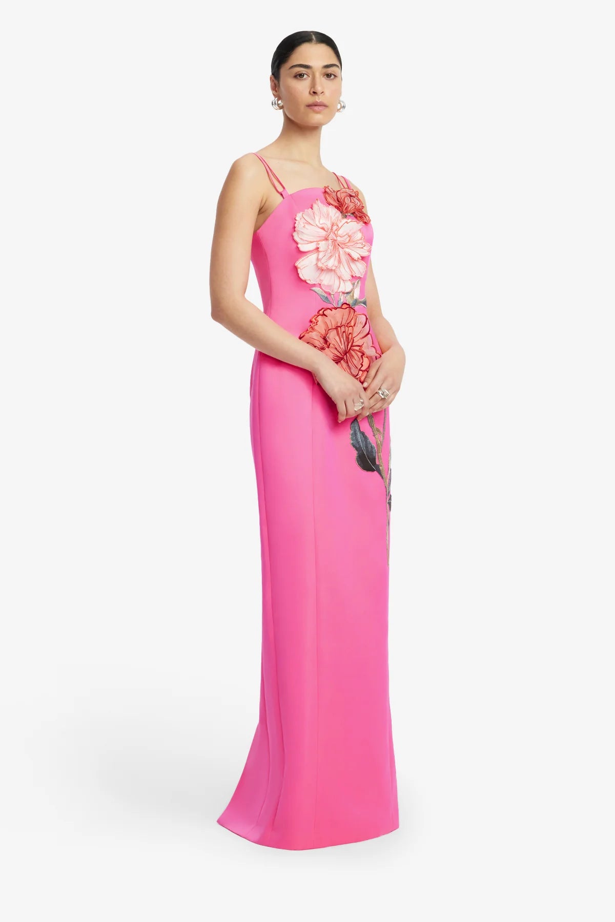 Peony Print in Fuchsia