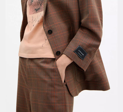 Orange/Pink Plaid