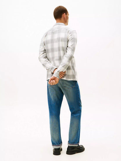 Light Grey Heather Check