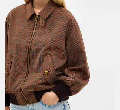 Orange/Pink Plaid