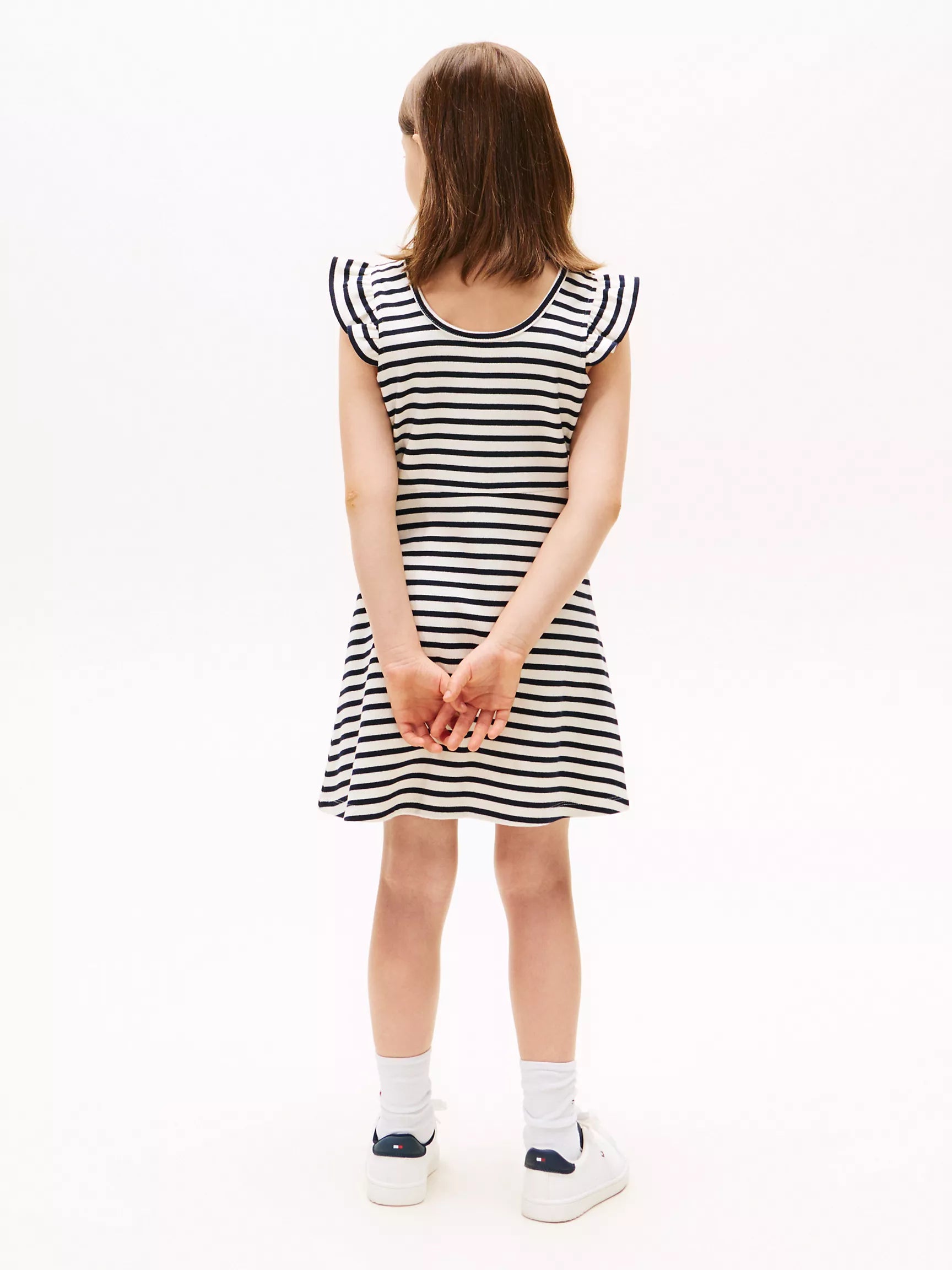 Ivory Navy Stripe