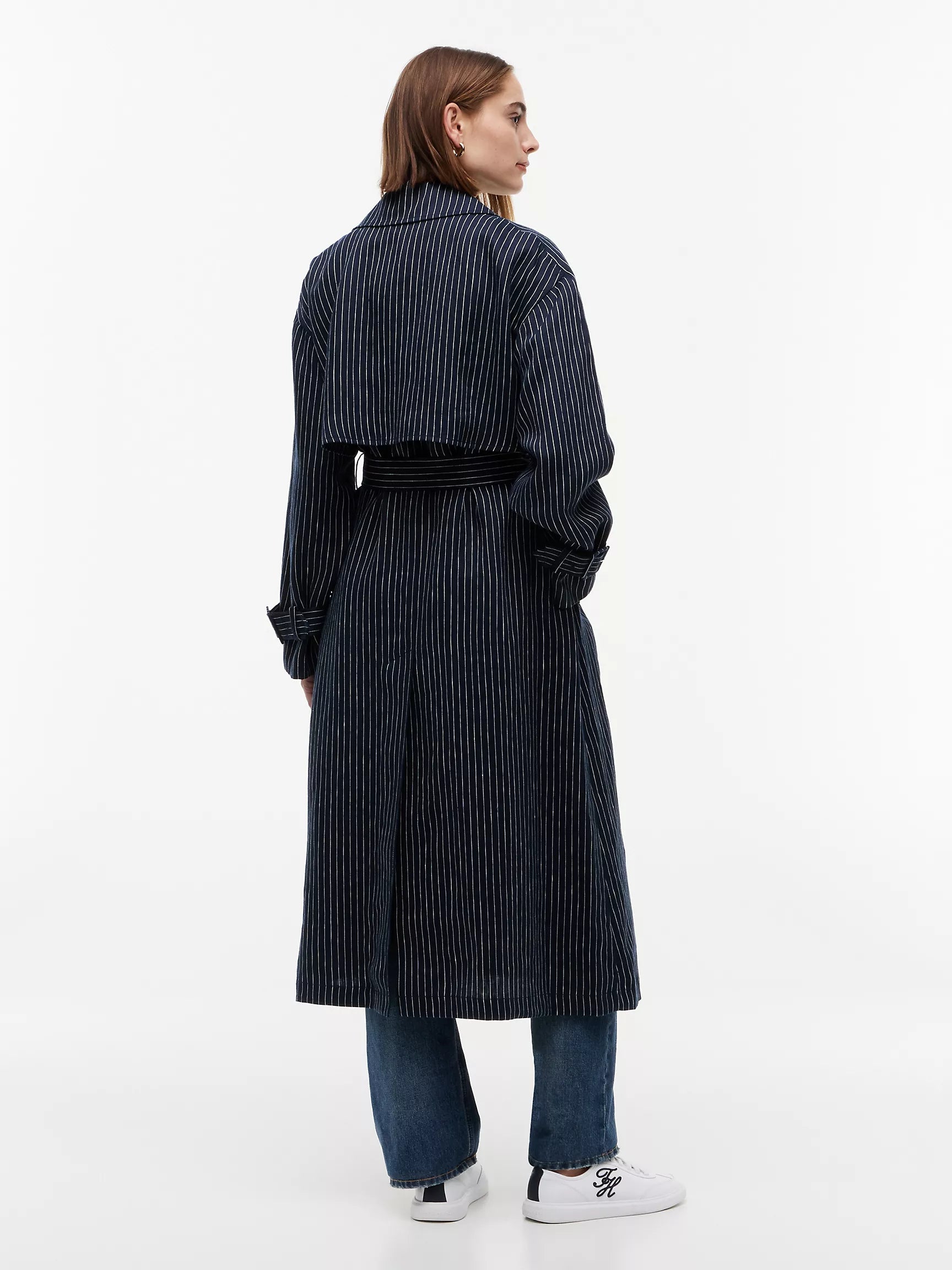 Pinstripe Navy