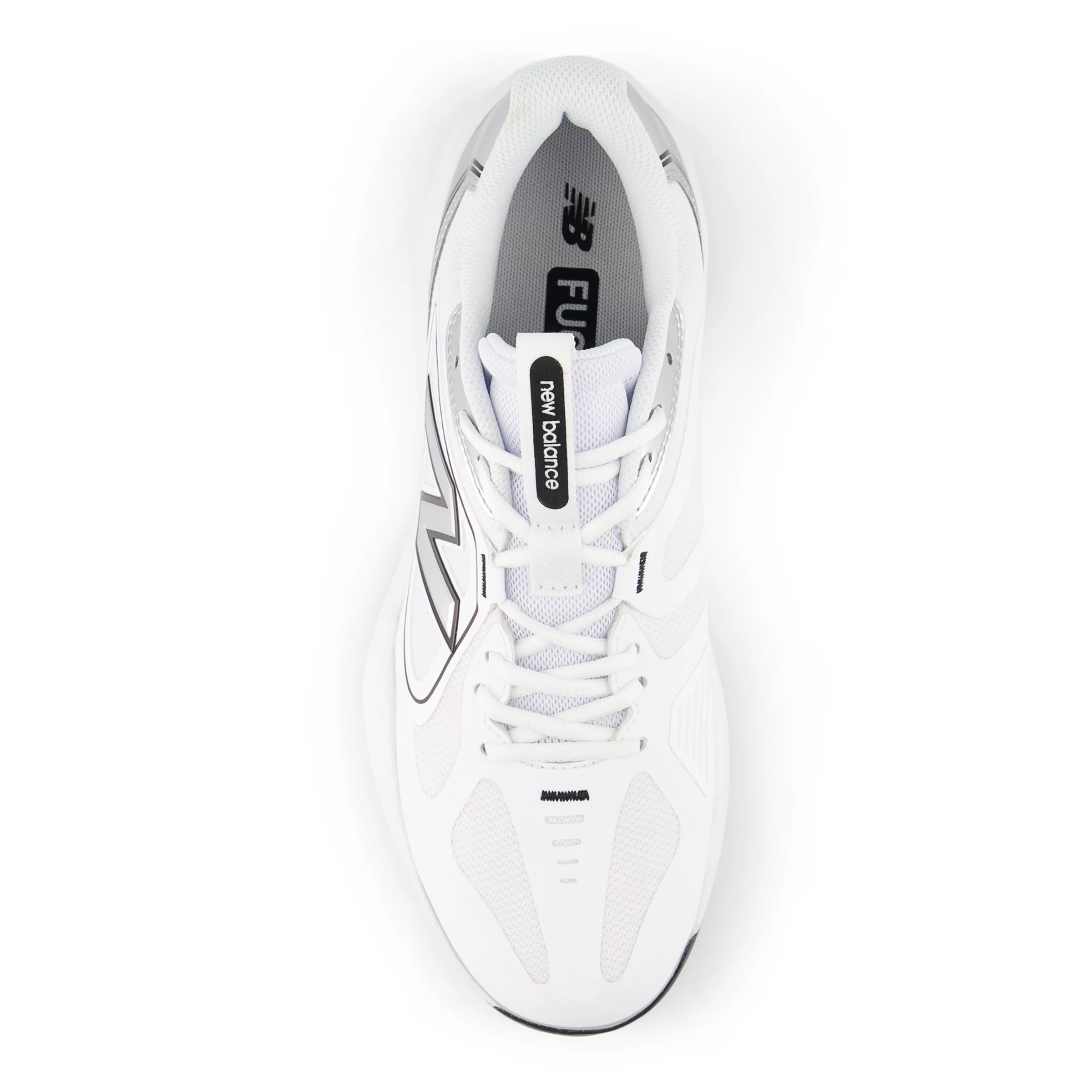 White With Black And Silver Metallic