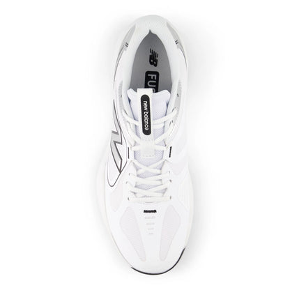 White With Black And Silver Metallic