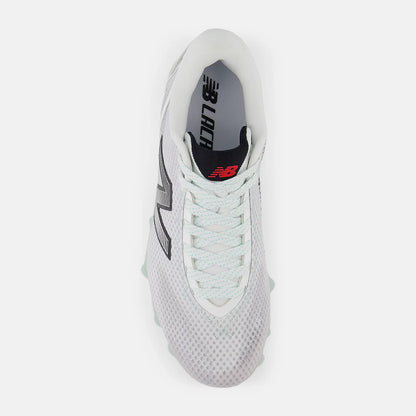 White With Black And Silver Metallic