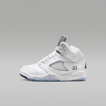 White/Metallic Silver/Black