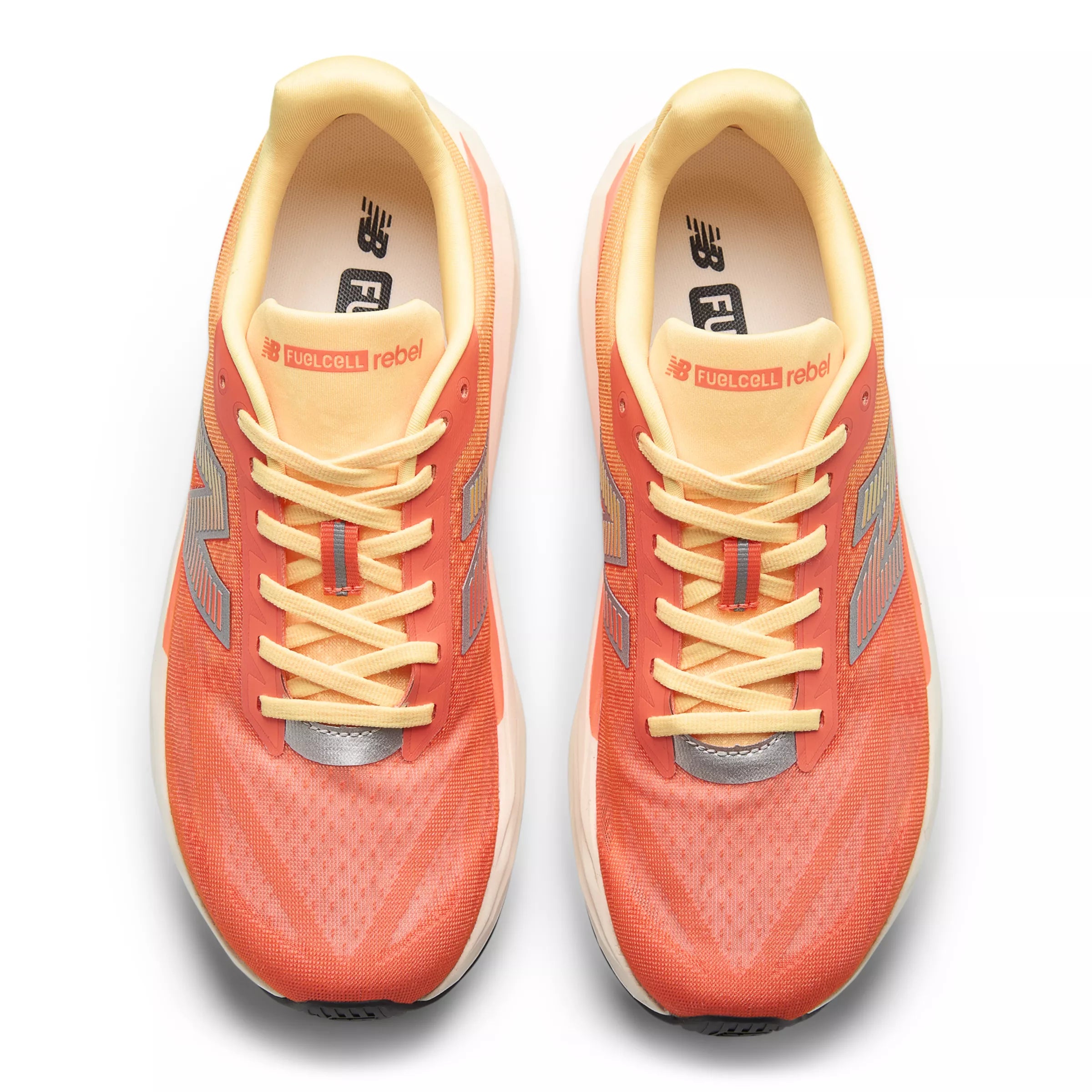 Tangerine Heat With Silver Metallic