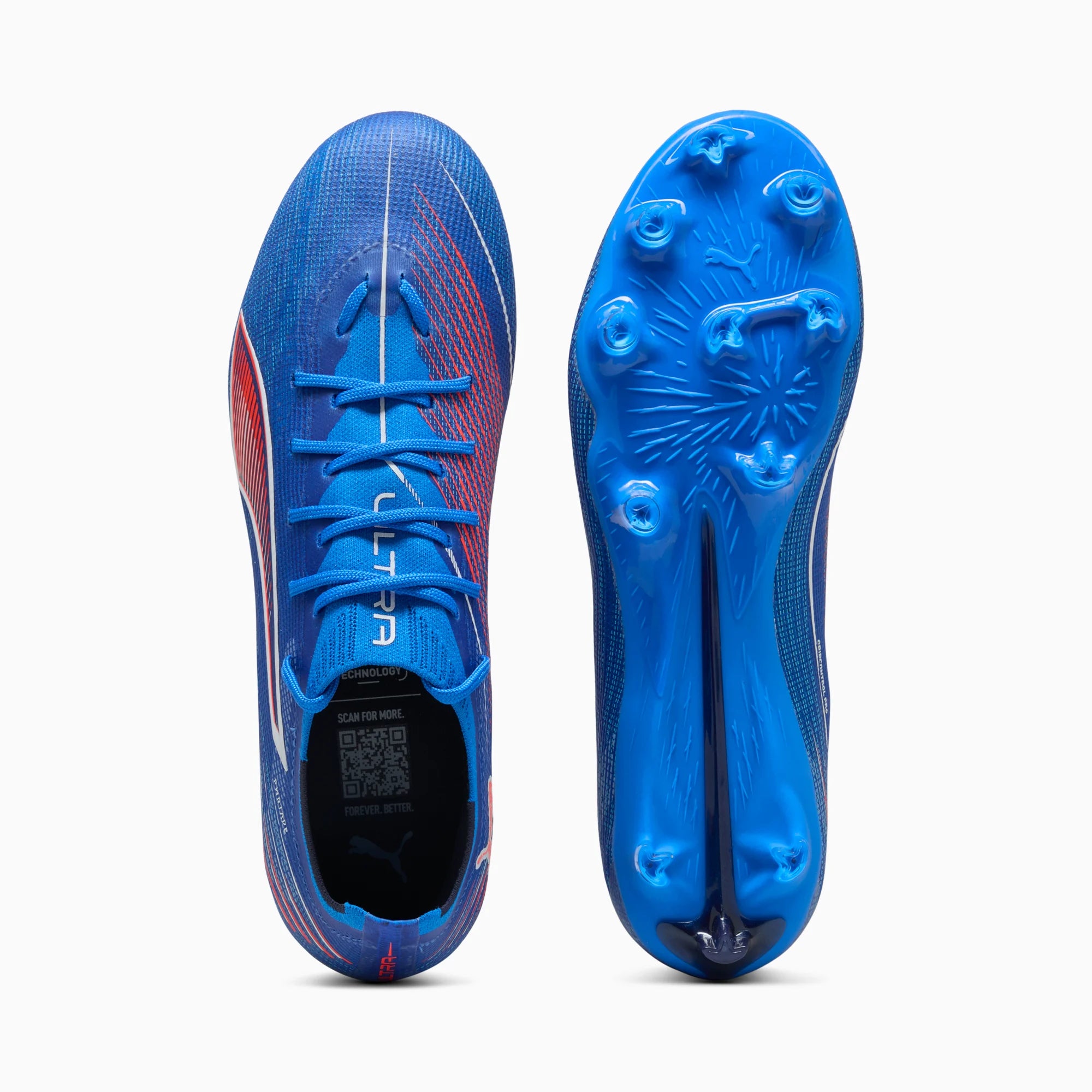 Ultra Blue-PUMA White-Glowing Red