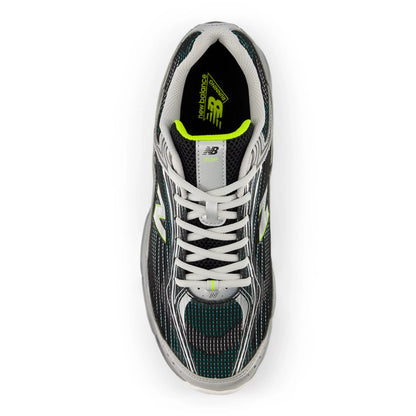 Silver Metallic With Deep End And Alkaline Green