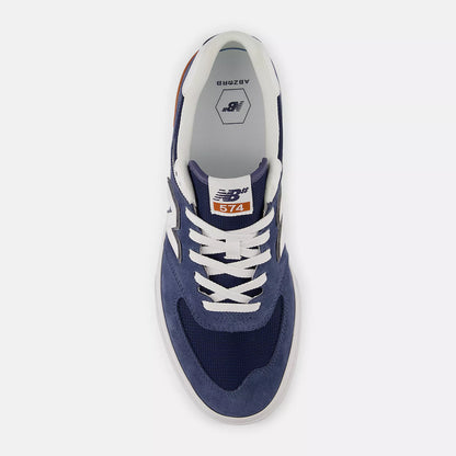 Vintage Indigo With White