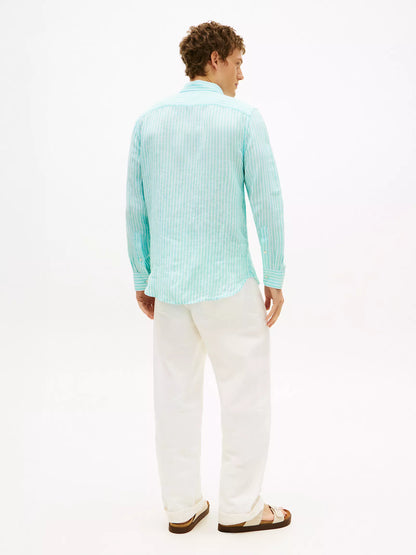 Arctic Aqua/White Stripe