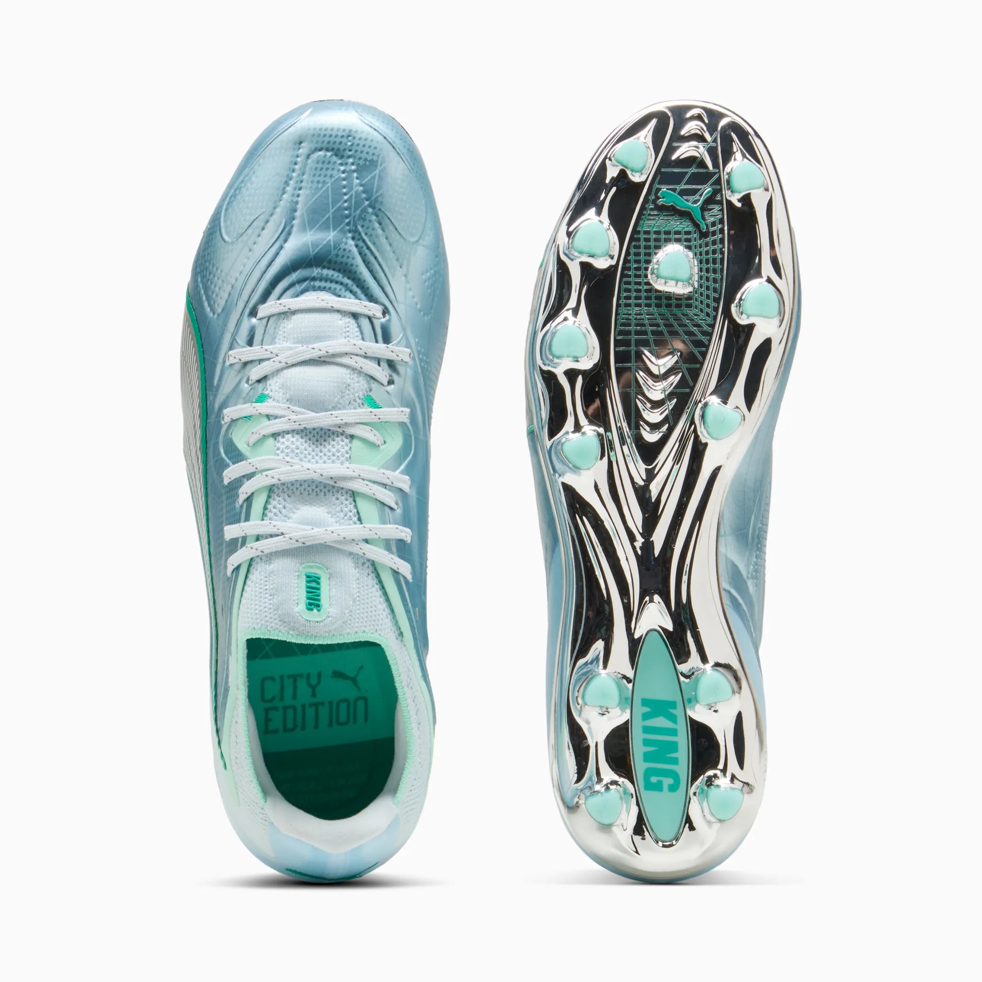 Icy Blue-Mint Jelly-Sparkling Green