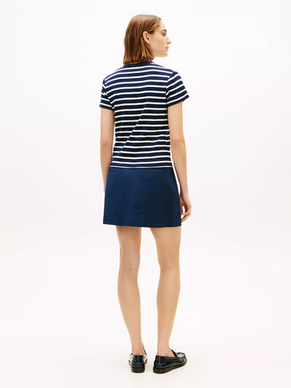 Navy/Ecru Stripe