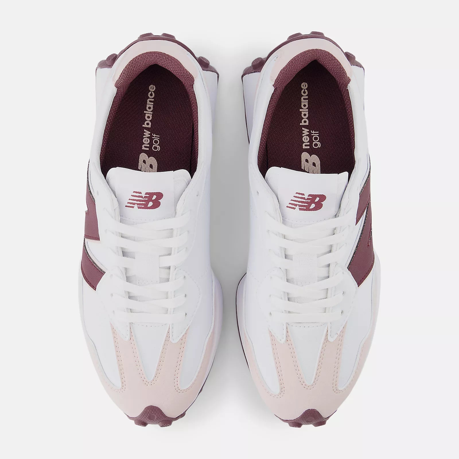 White With Light Pink
