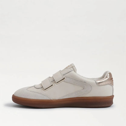 Modern Ivory/Gold Leather