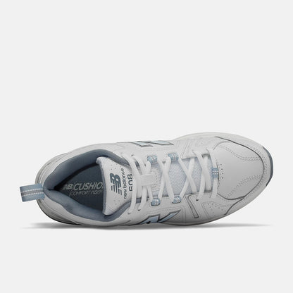 White With Light Blue