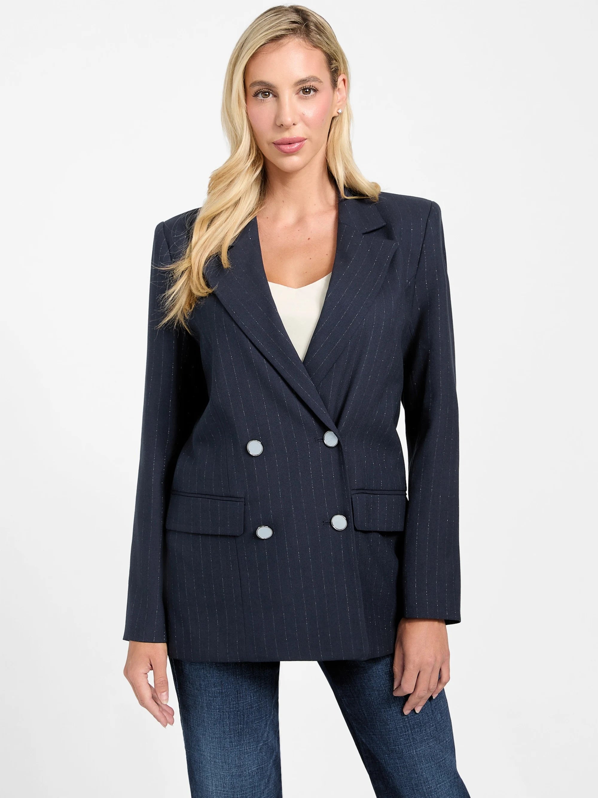 Suiting Blue Pinstripe Co