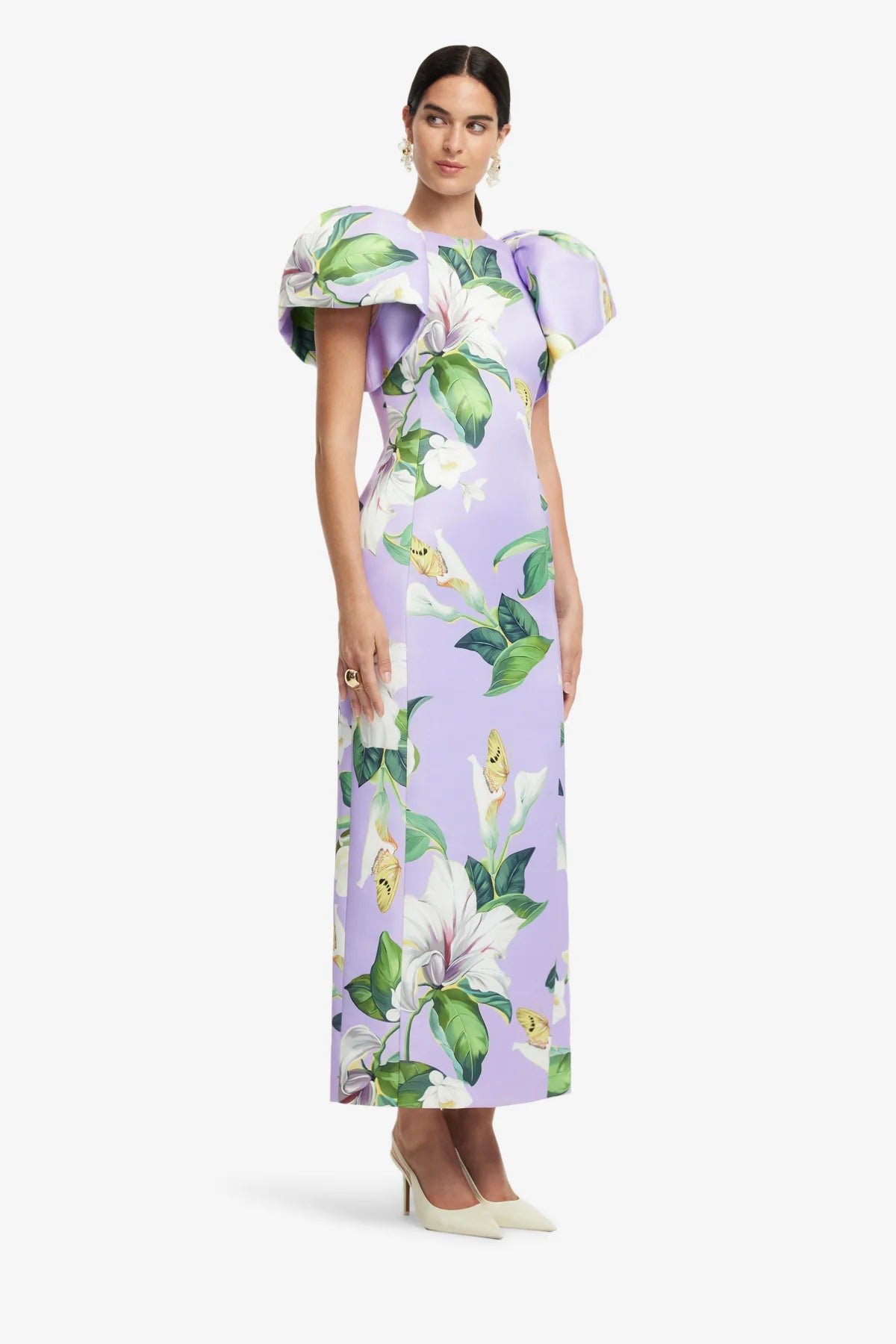 Lily Blossom Print in Lilac