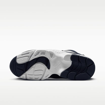 White/Metallic Silver/College Navy