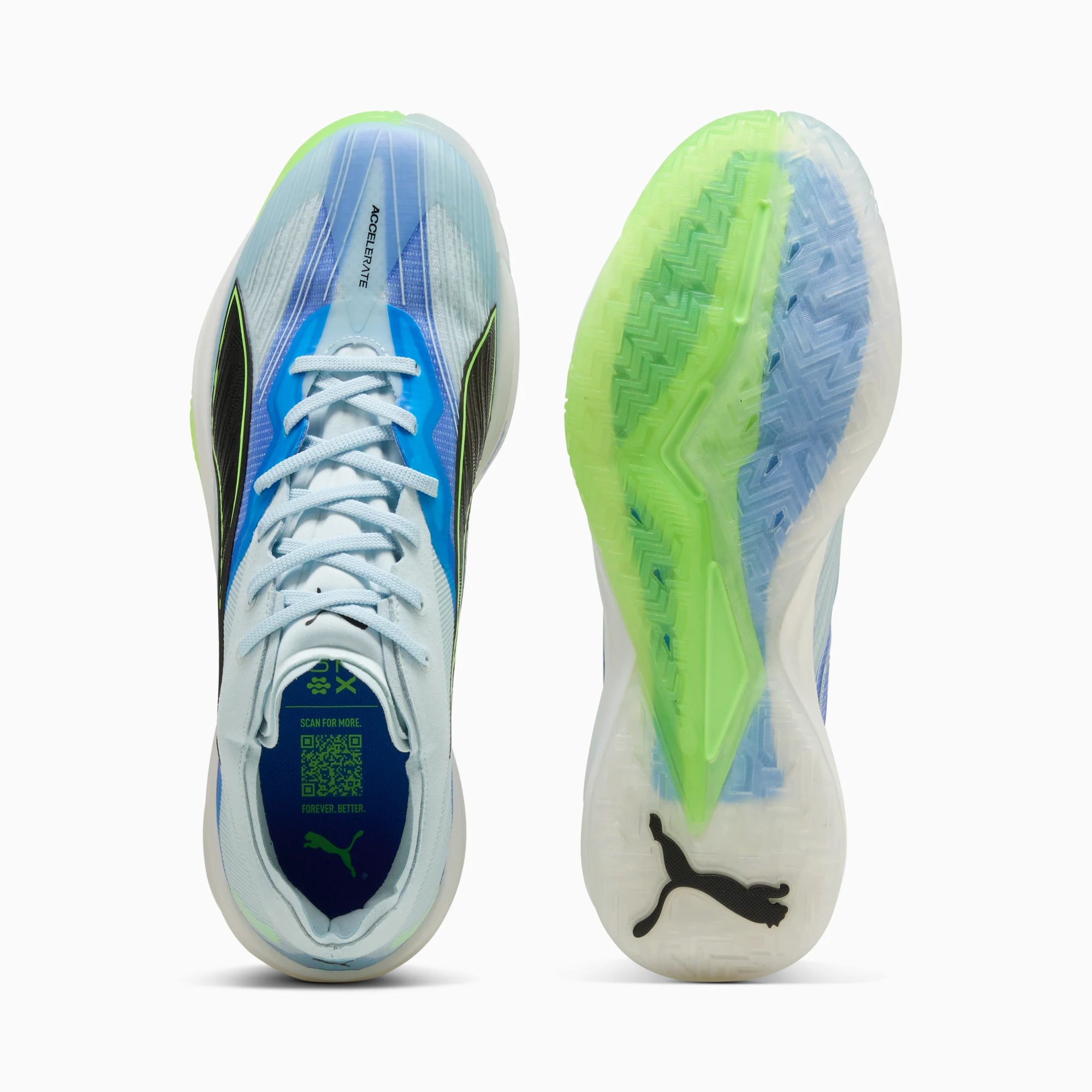 Aqua Glow-PUMA Black-Green Glare-Royal Sapphire