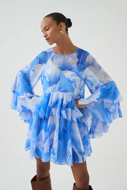 PRISMATIC FLORAL BLUE