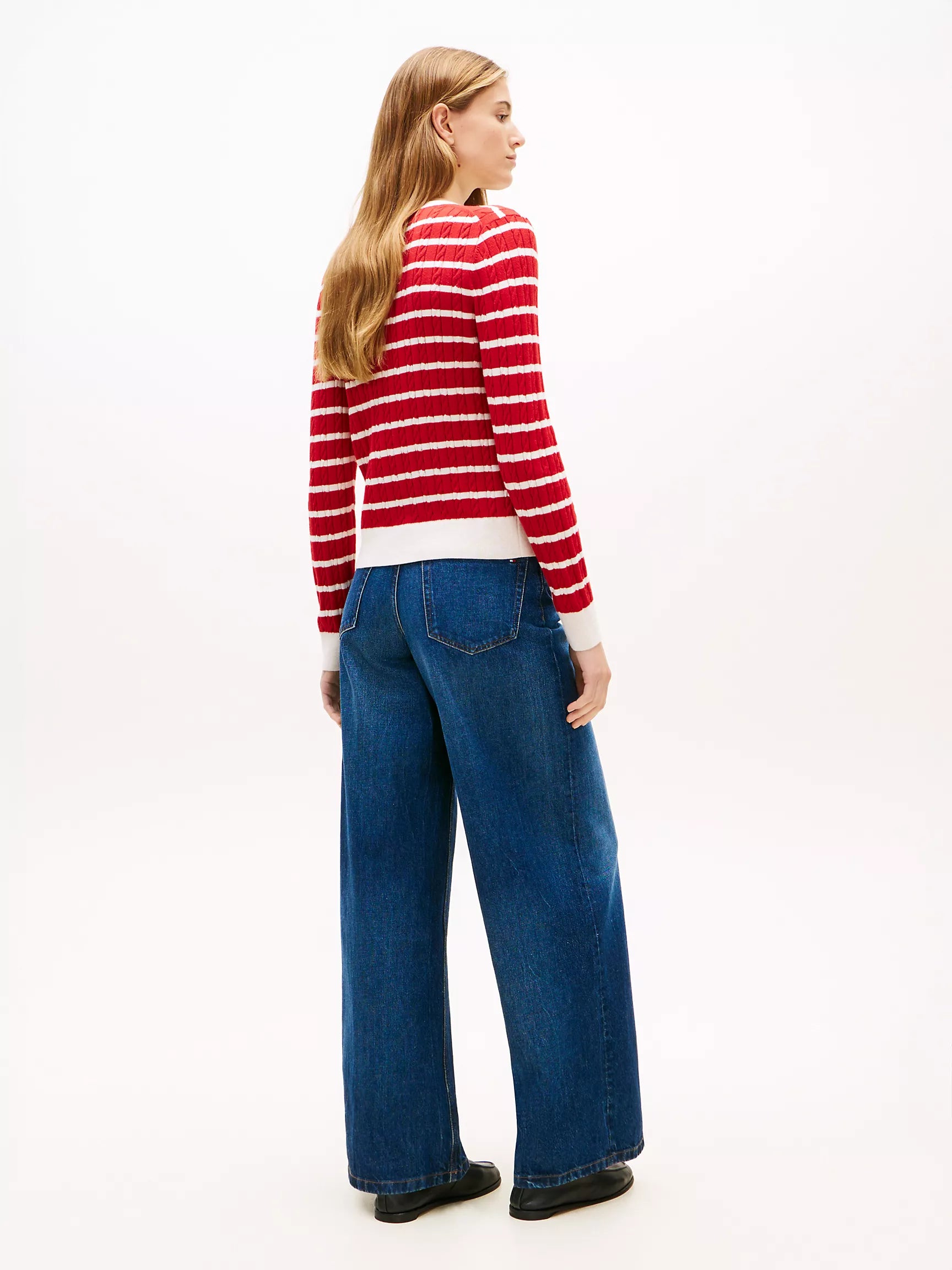 Red / Ecru Stripe