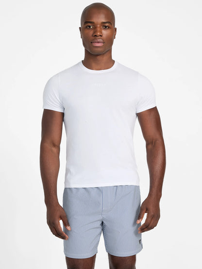 White Blue Seersucker