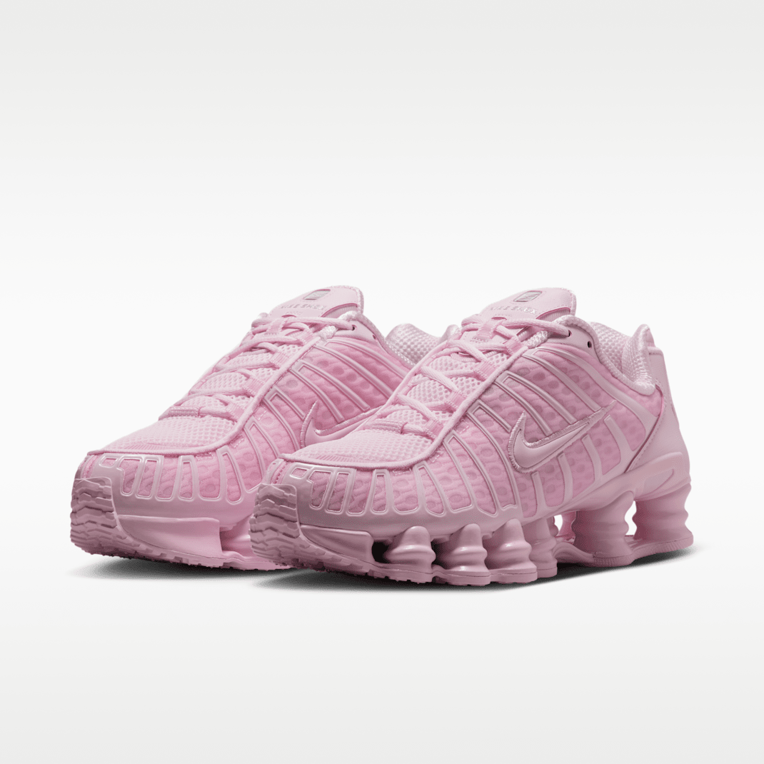 Pink Foam/Metallic Silver/Pink Foam