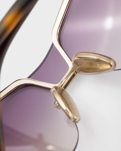 Gradient Cherry/Gold Lenses