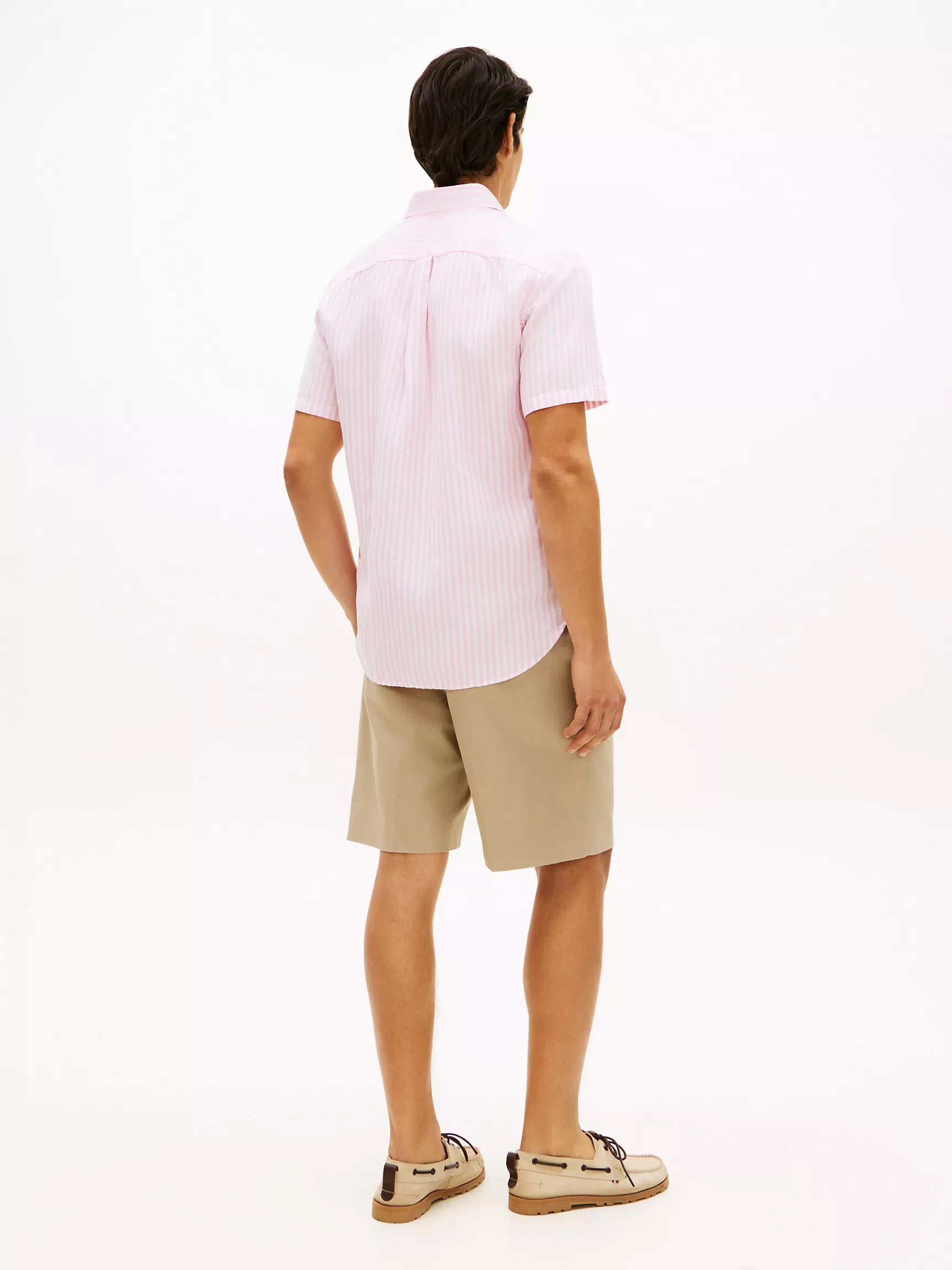 Classic Pink/White Stripe