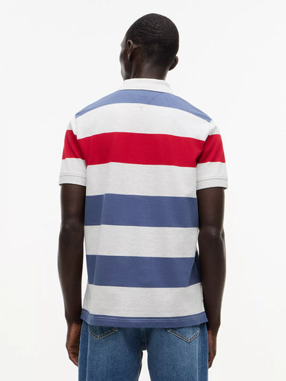 Faded Indigo/Grey Stripe