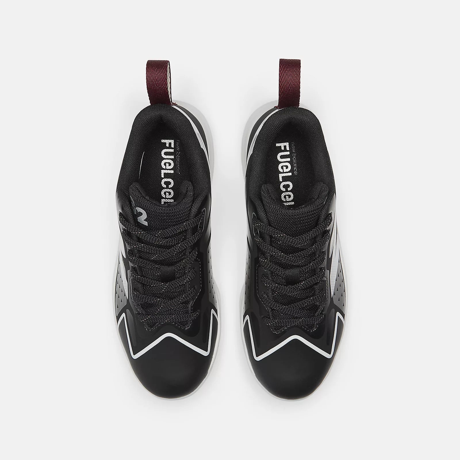 Black With White And Mercury Red