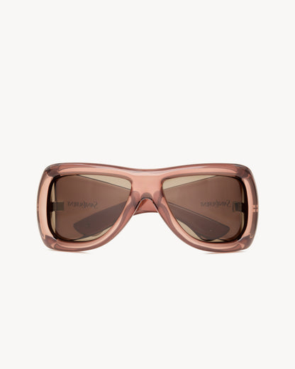 Transparent Red And Brown