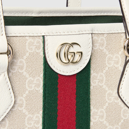 tejido beige y blanco con GG