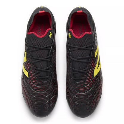 Black With Punch Yellow And Fire Cracker