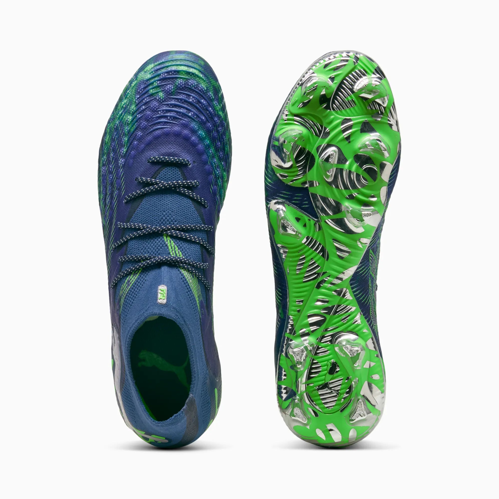 Persian Blue-Vivid Blue-Lapis Lazuli-Green Gecko-PUMA Silver