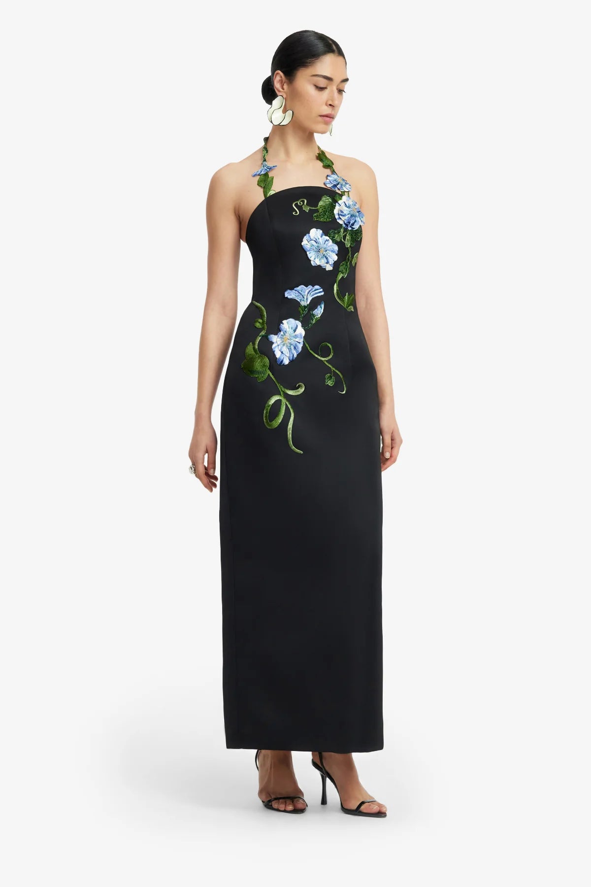 Vine Print in Ebony