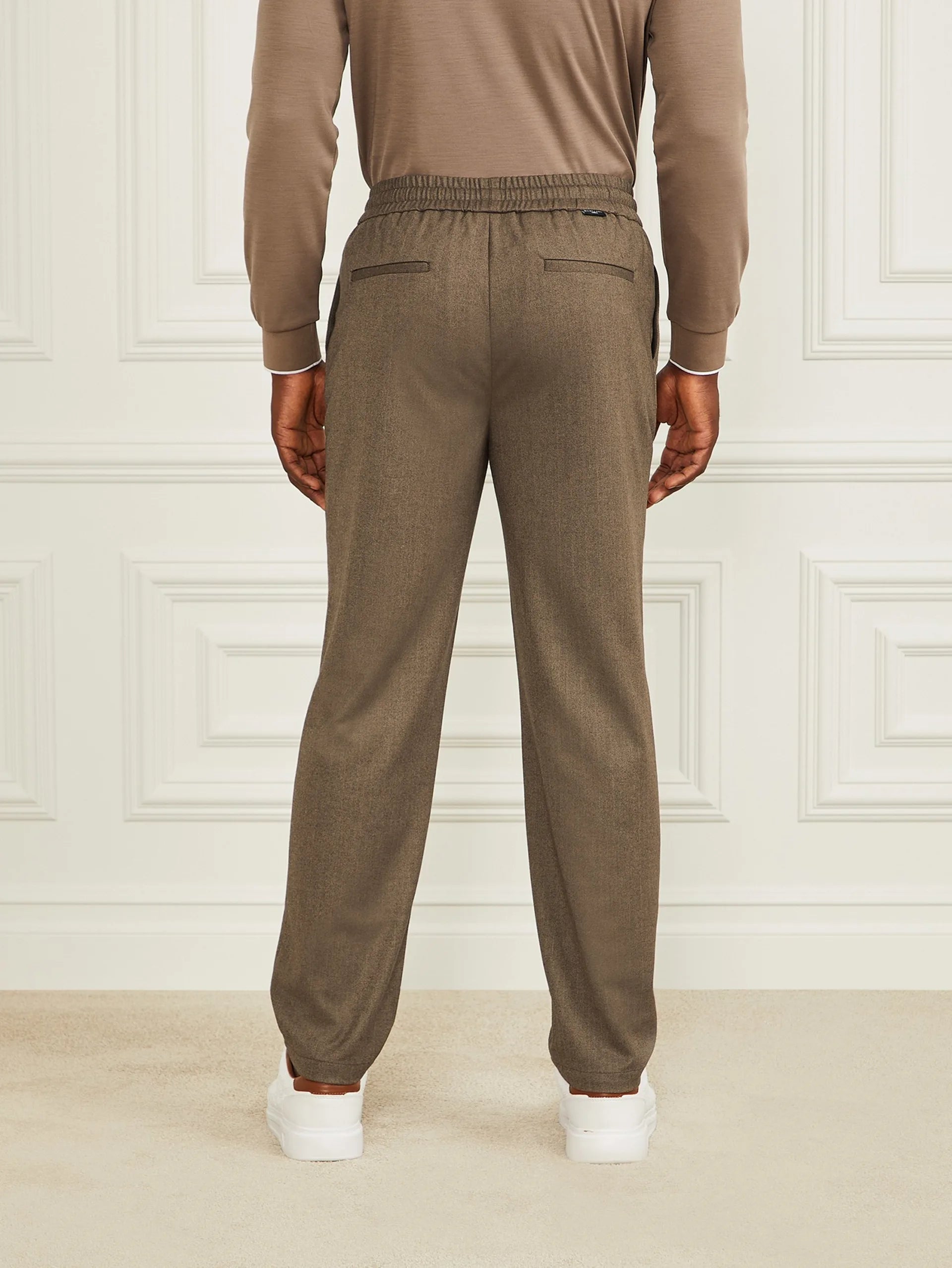 Brown Herringbone