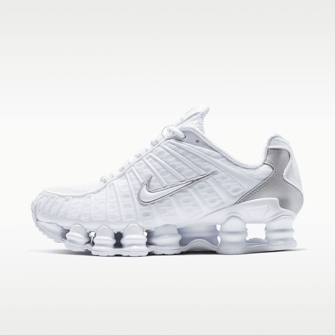 White/Metallic Silver/Max Orange/White