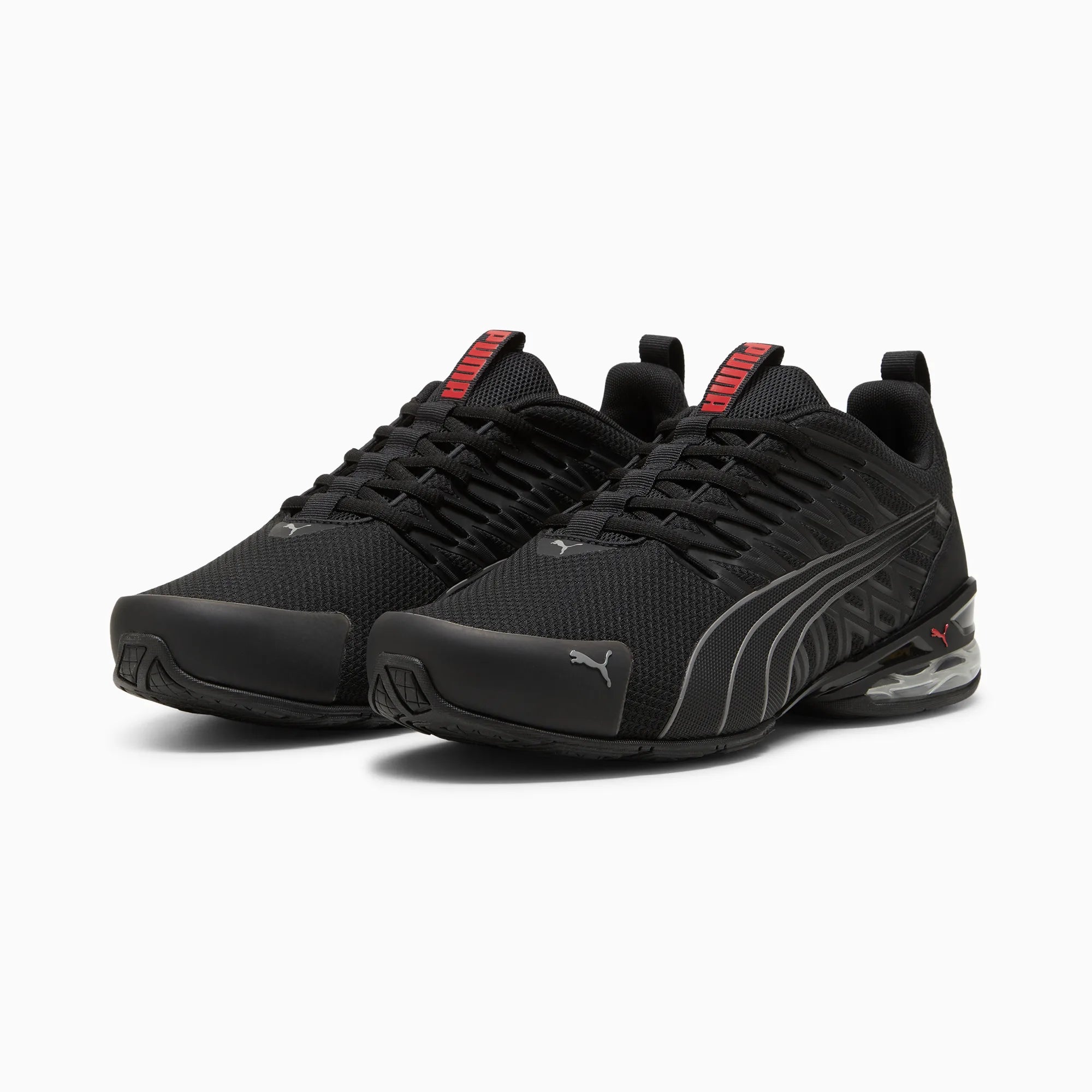 PUMA Black-Stormy Slate-For All Time Red