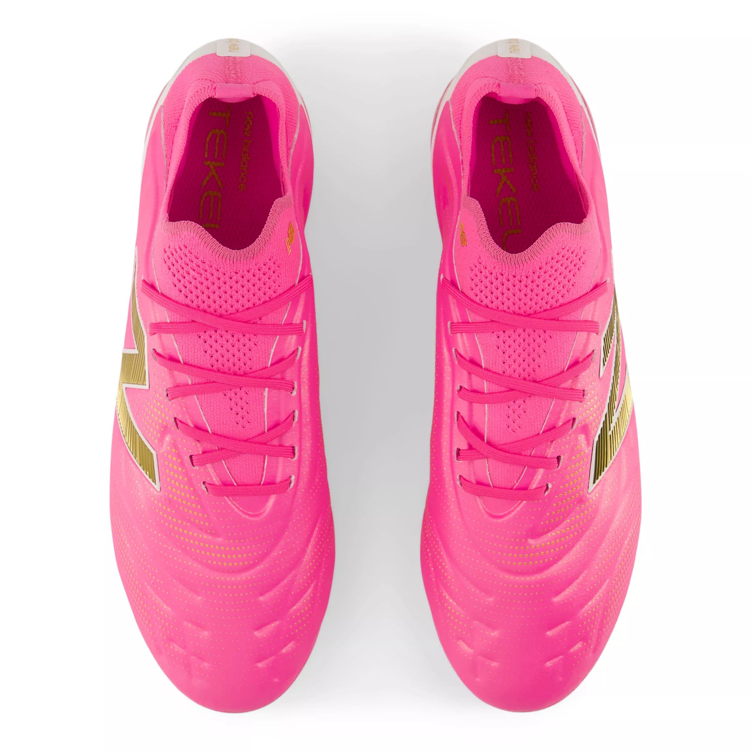 Pink Heat With Metallic Gold And Pink Satin