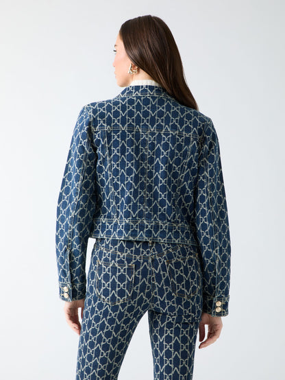 Monogram Jacquard Blue Be