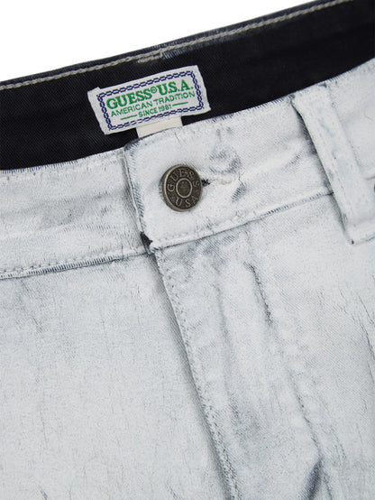 Gusa White Coated Twill