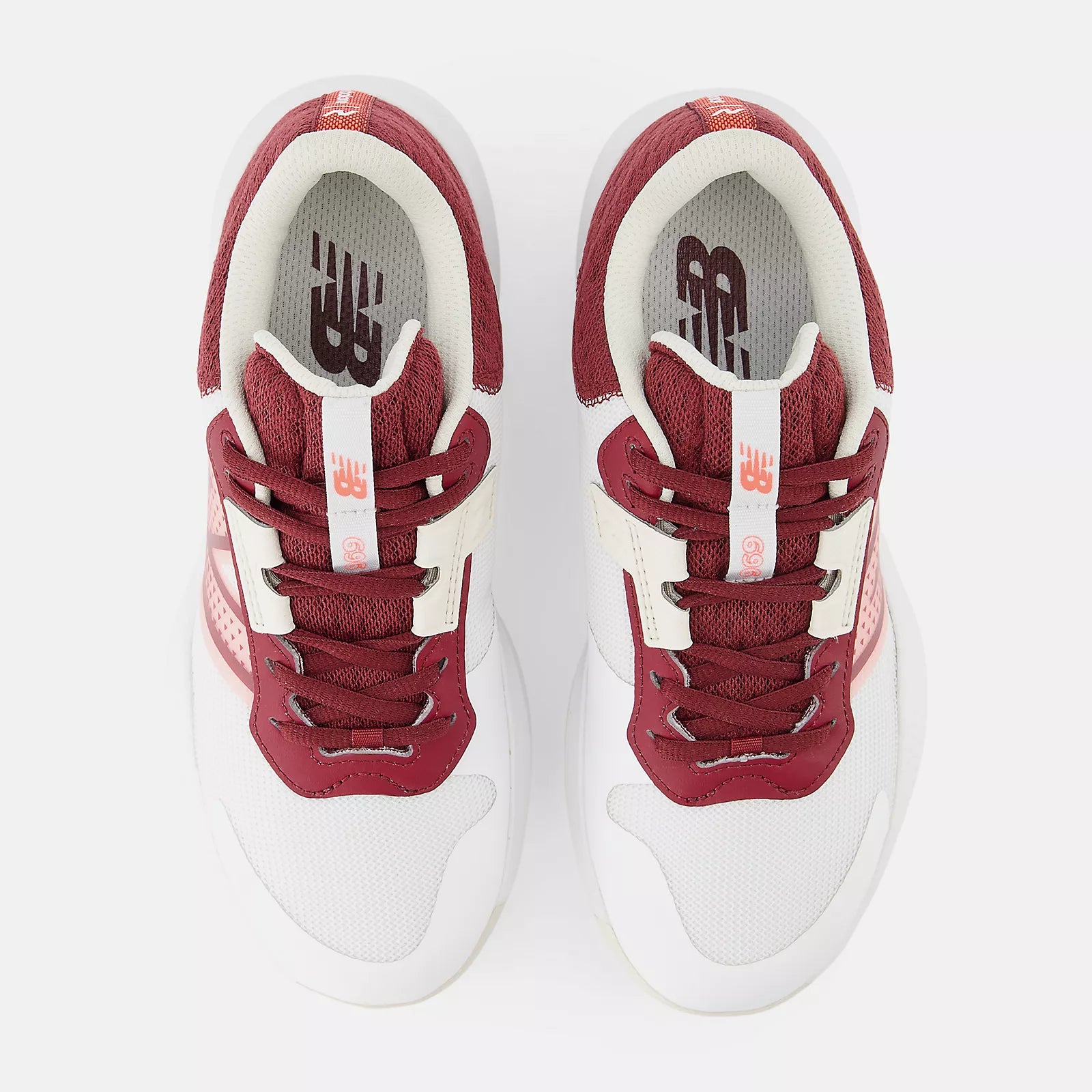 White With Monarch Burgundy