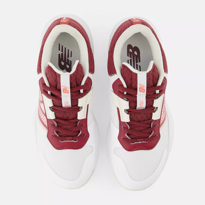 White With Monarch Burgundy