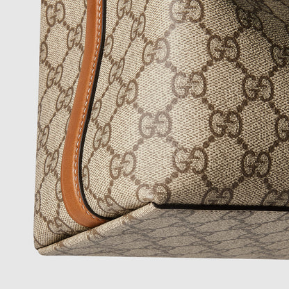 tejido beige y marrón oscuro