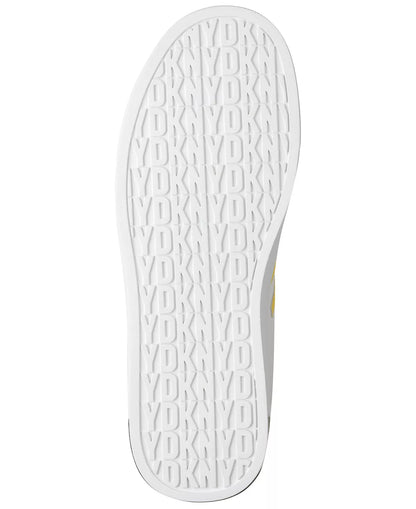 White/Yellow Leather