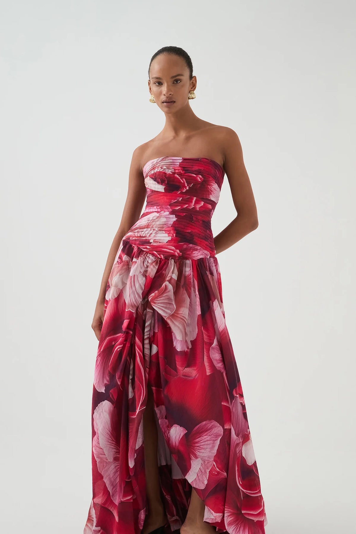 PRISMATIC FLORAL RED