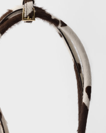 BLANCO/MARRÓN OSCURO