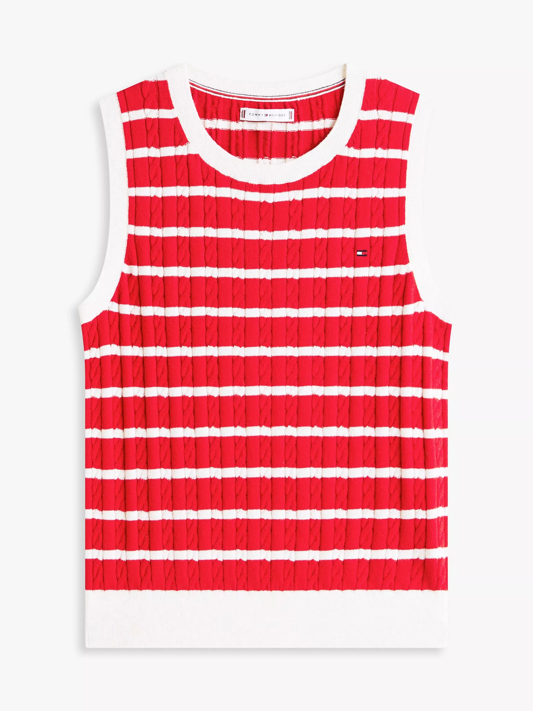 Red / Ecru Stripe